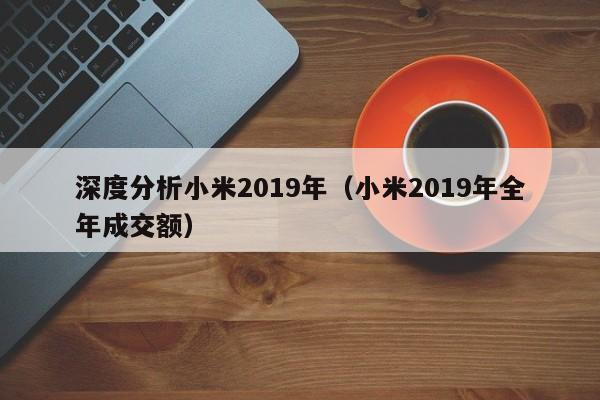 深度分析小米2019年（小米2019年全年成交额）
